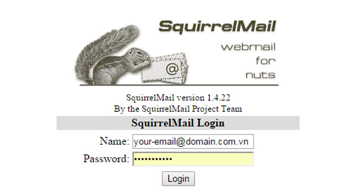 squirrelmail webmail error not found on this server